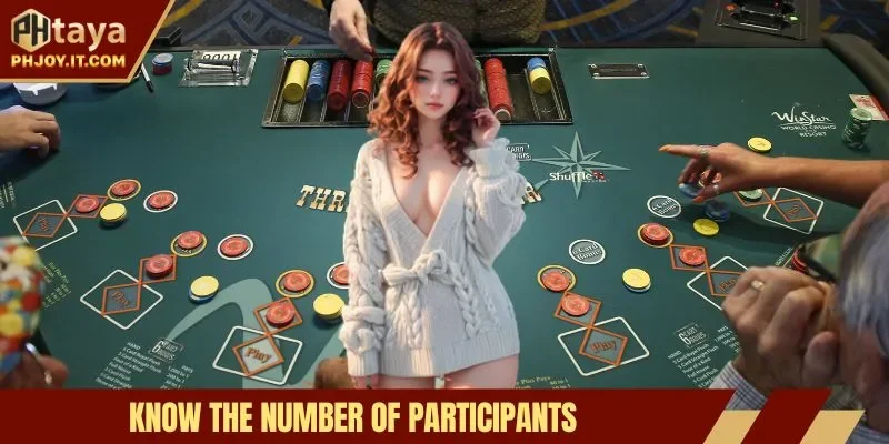 Know the number of participants