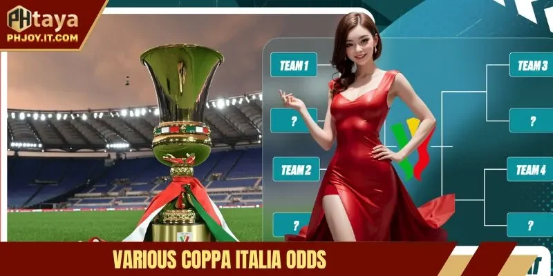 Various Coppa Italia odds