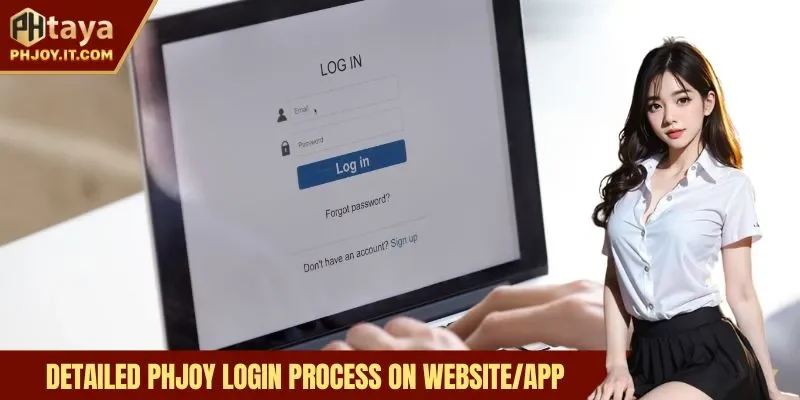 Detailed Phjoy login process on website/app