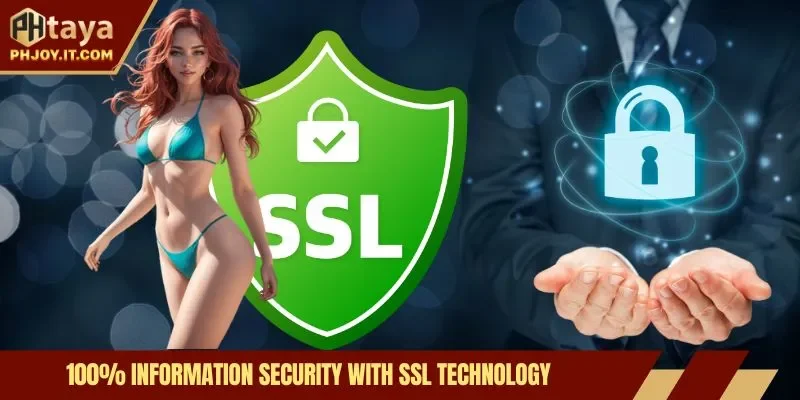 100% information security with SSL technology